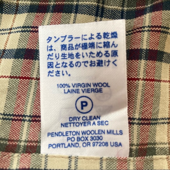 Pendleton Wool Button Down Shirt - Picture 9 of 10